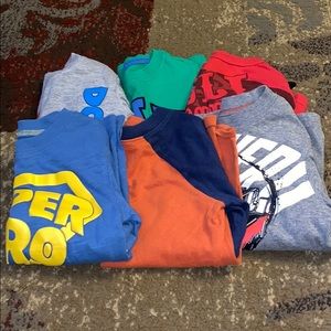 Bundle of 8 4T long sleeve tees
